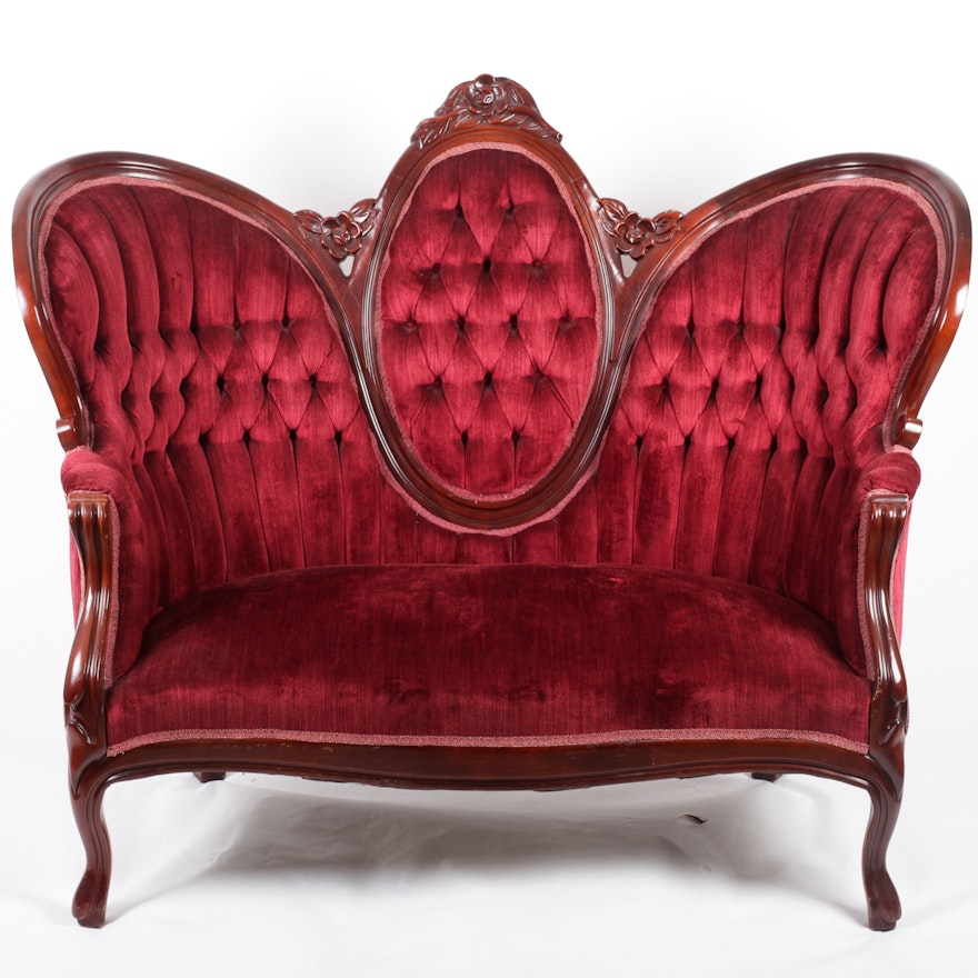 Kimball Reproduction Victorian Settee