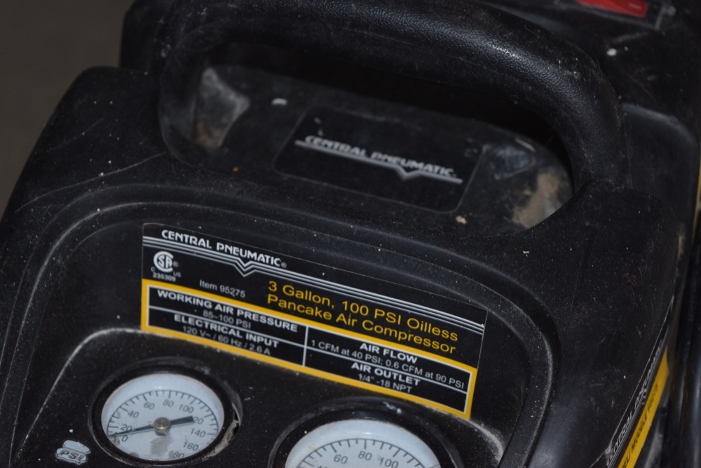 Central Pneumatic Air Compressor