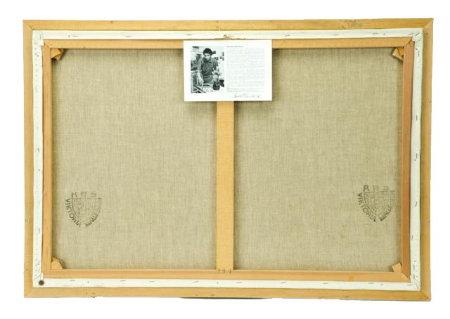 Original Herbert Isenberg Oil on Canvas of Hunters