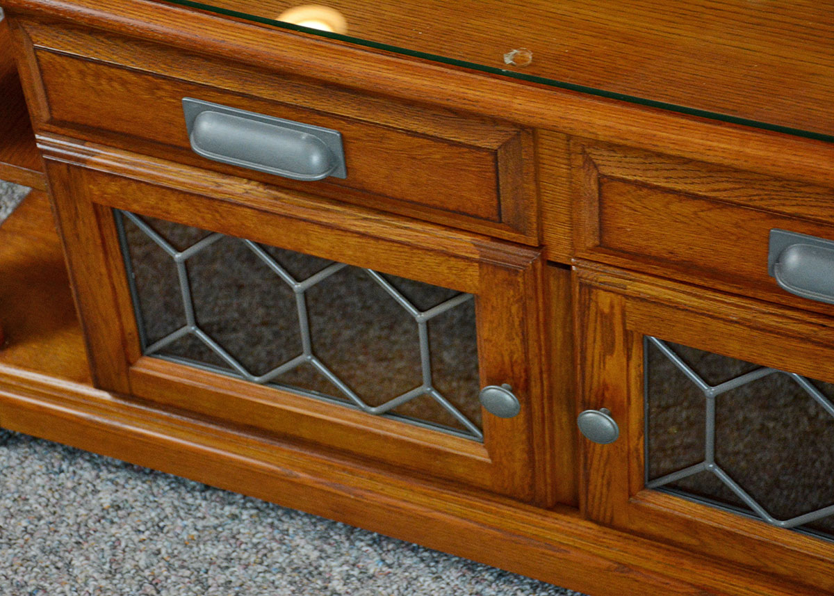 Lift Top Ashley Furniture Oak Veneer Coffee Table