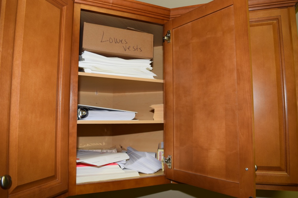 Maple Corner Cabinet and Granite Countertop Set