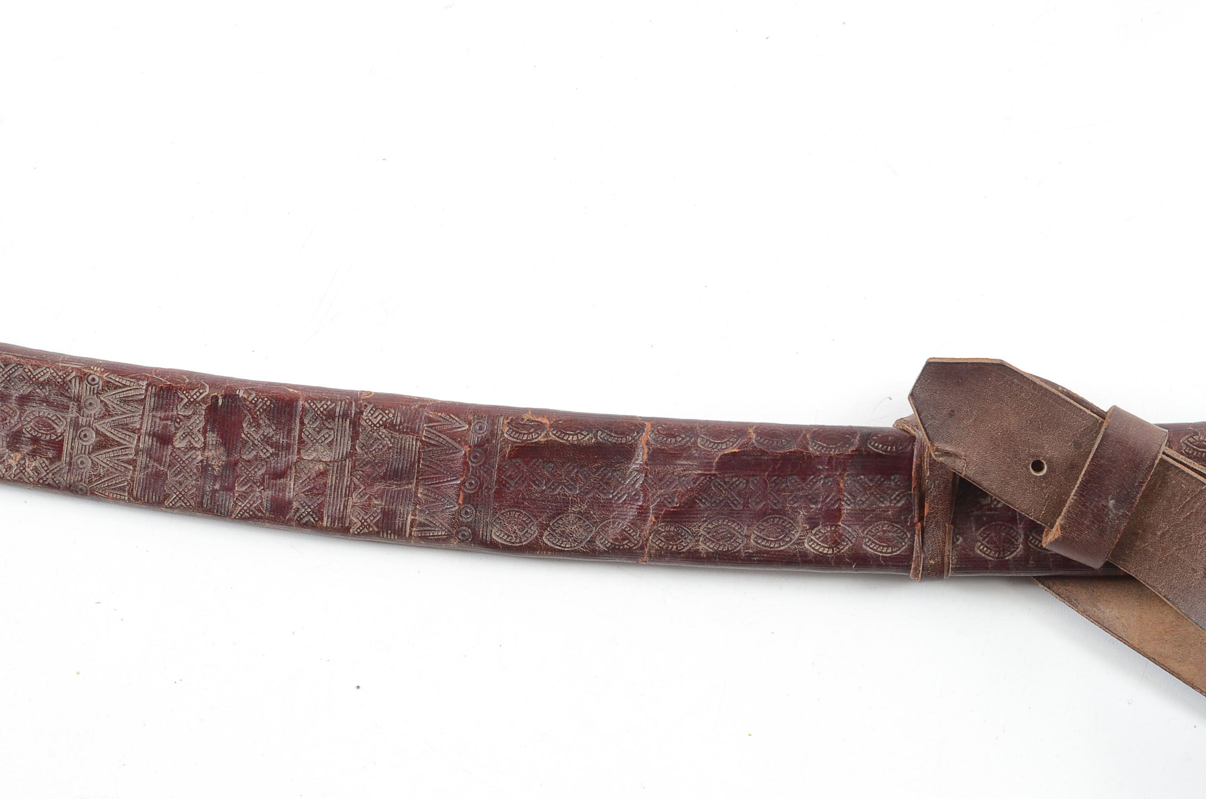 19th Century Ethiopian Military Sword with Rhino Horn Handle