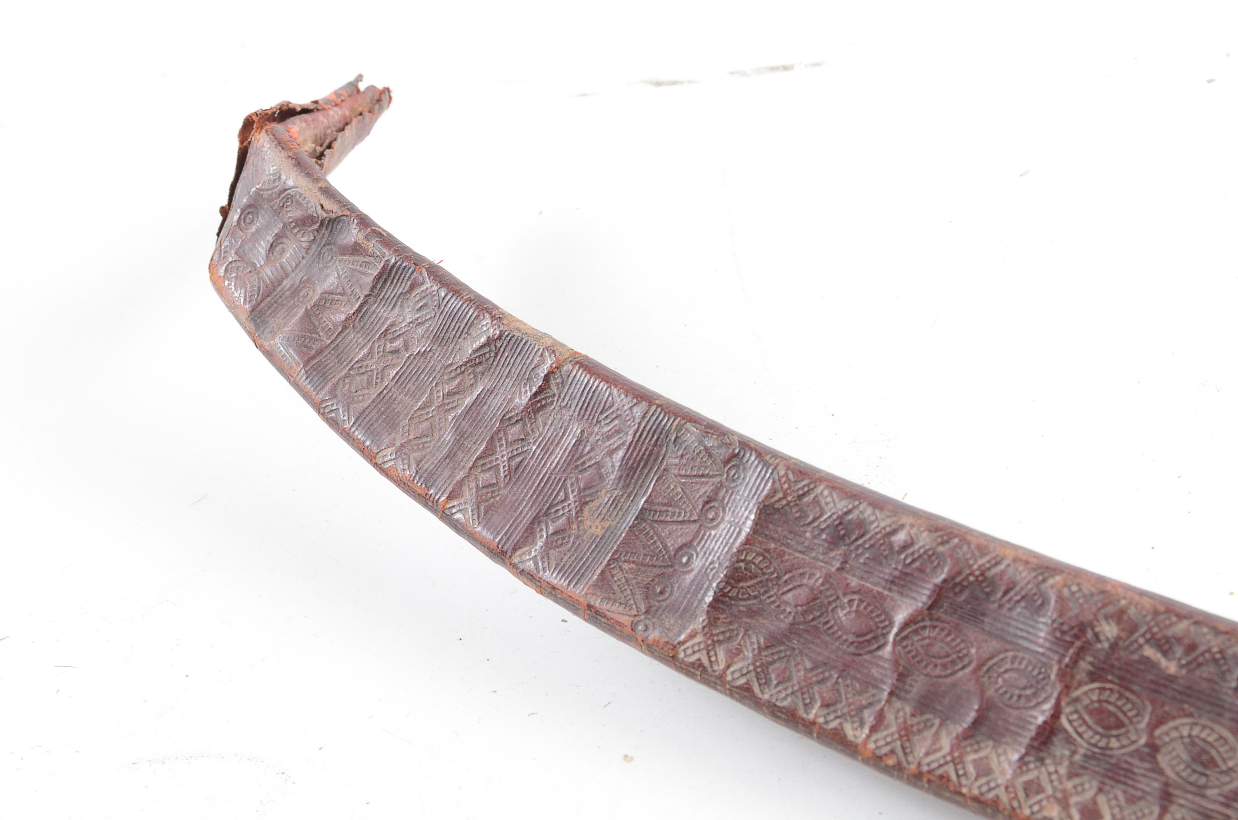 19th Century Ethiopian Military Sword with Rhino Horn Handle