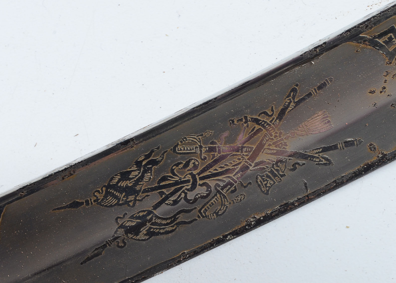 19th Century Ethiopian Military Sword with Rhino Horn Handle