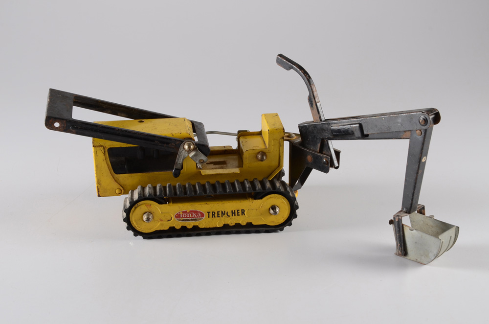 Three Vintage Tonka Construction Toys