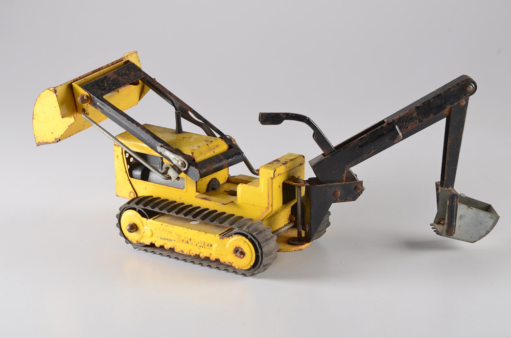 Three Vintage Tonka Construction Toys