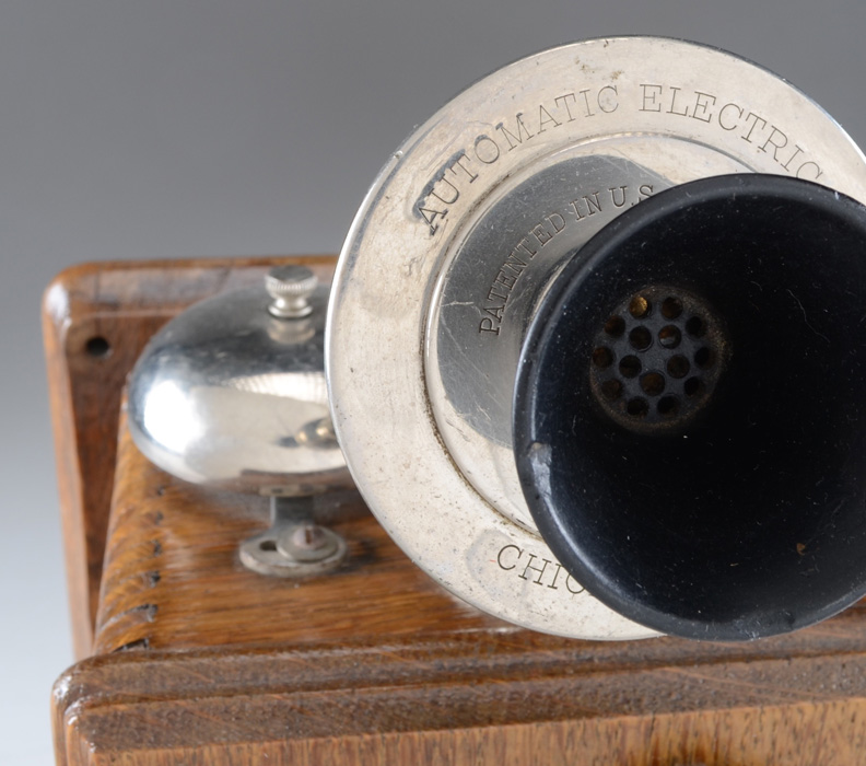 Antique 1906 Automatic Electric Co Strowger Wall Phone
