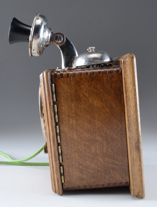 Antique 1906 Automatic Electric Co Strowger Wall Phone