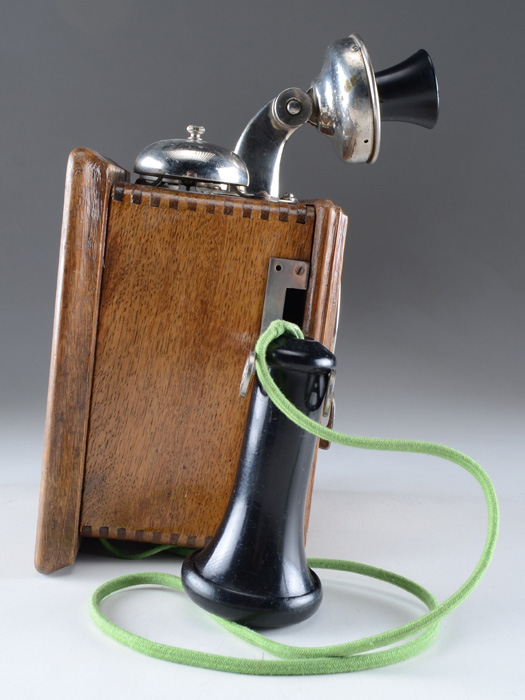 Antique 1906 Automatic Electric Co Strowger Wall Phone