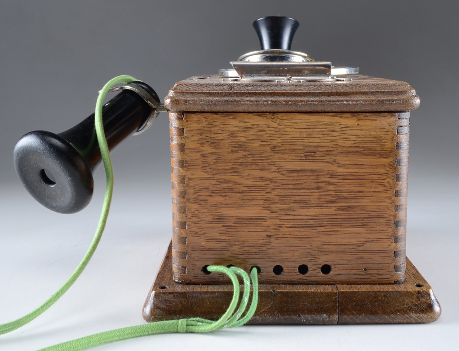 Antique 1906 Automatic Electric Co Strowger Wall Phone