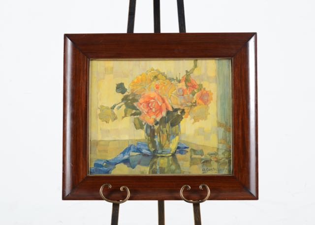 Anna Sophie Gasteiger "Roses-the Par" Lithograph