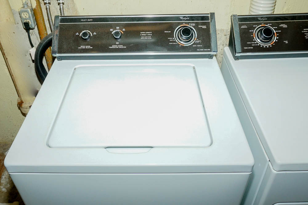 Whirlpool Heavy Duty Super Capacity Washer and Dryer