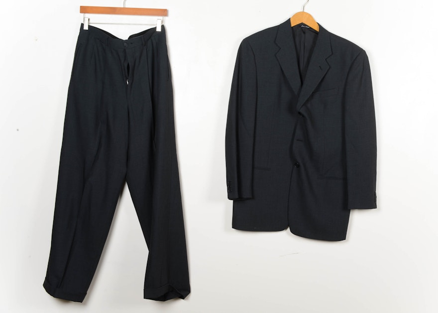 Men's Mani for Dillards Dark Grey Suit