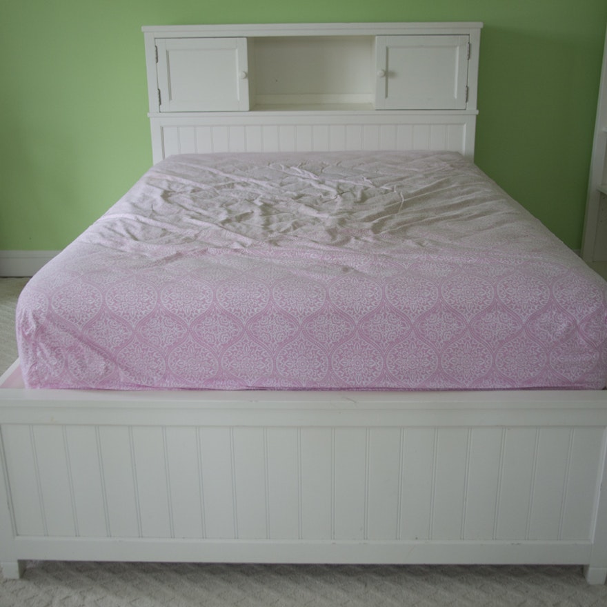 Pottery Barn Teen "Beadboard" Storage Bed