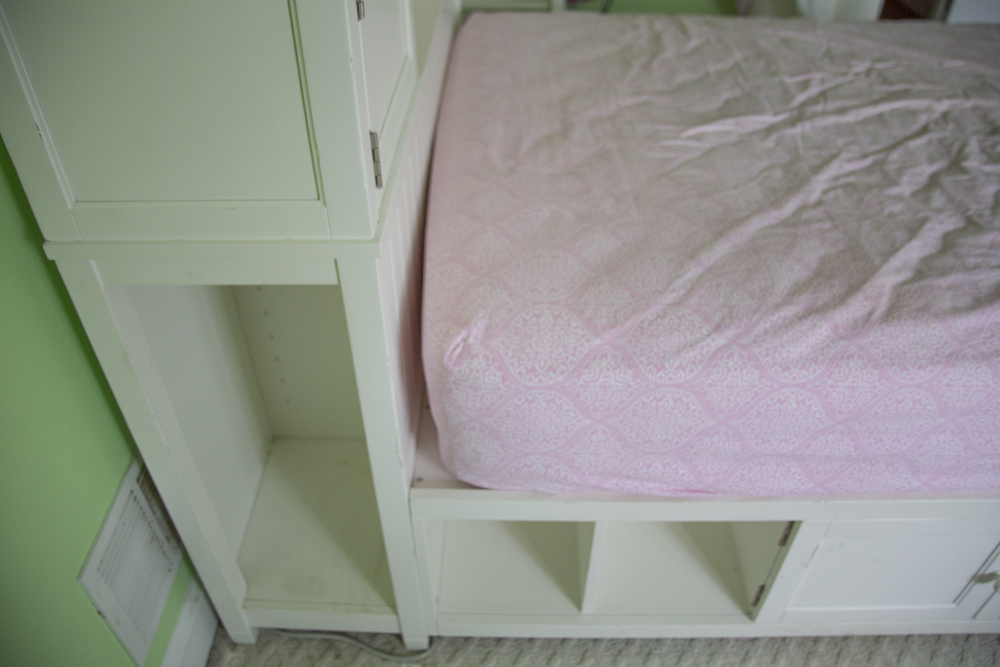 Pottery Barn Teen "Beadboard" Storage Bed