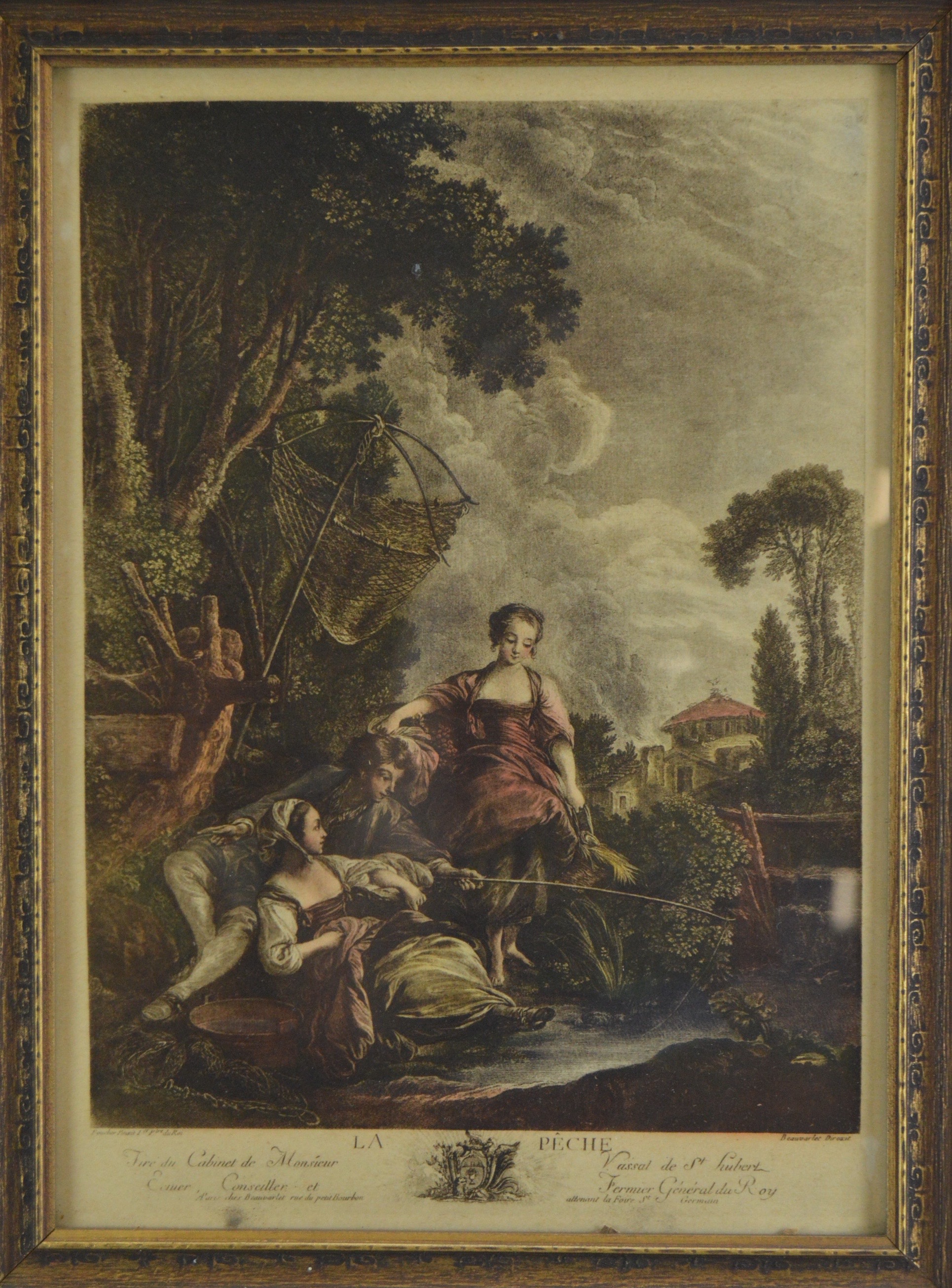 Trio of Framed French Art Prints