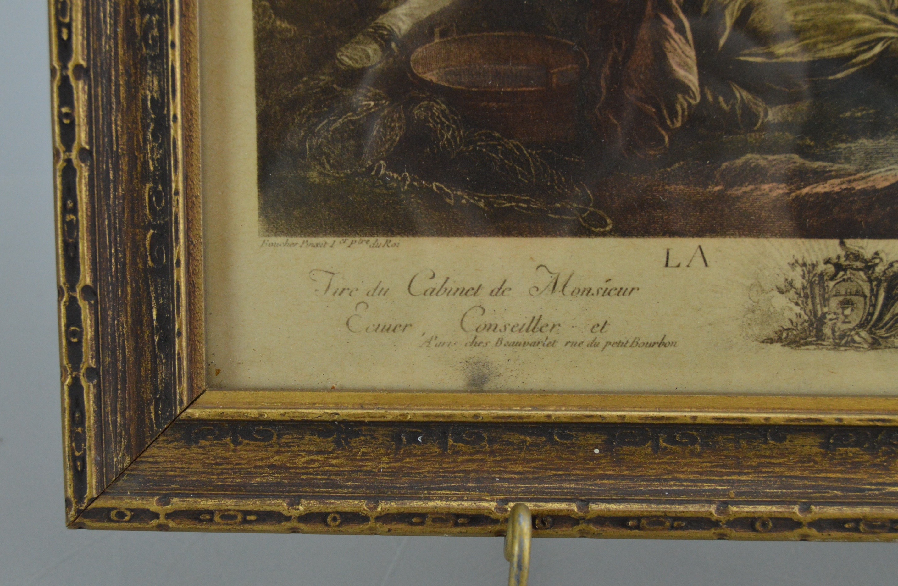 Trio of Framed French Art Prints