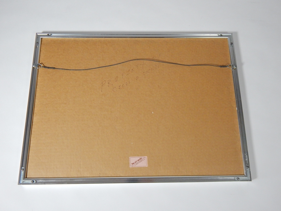 Pastel Painting of a Train Station by Roland Talbot