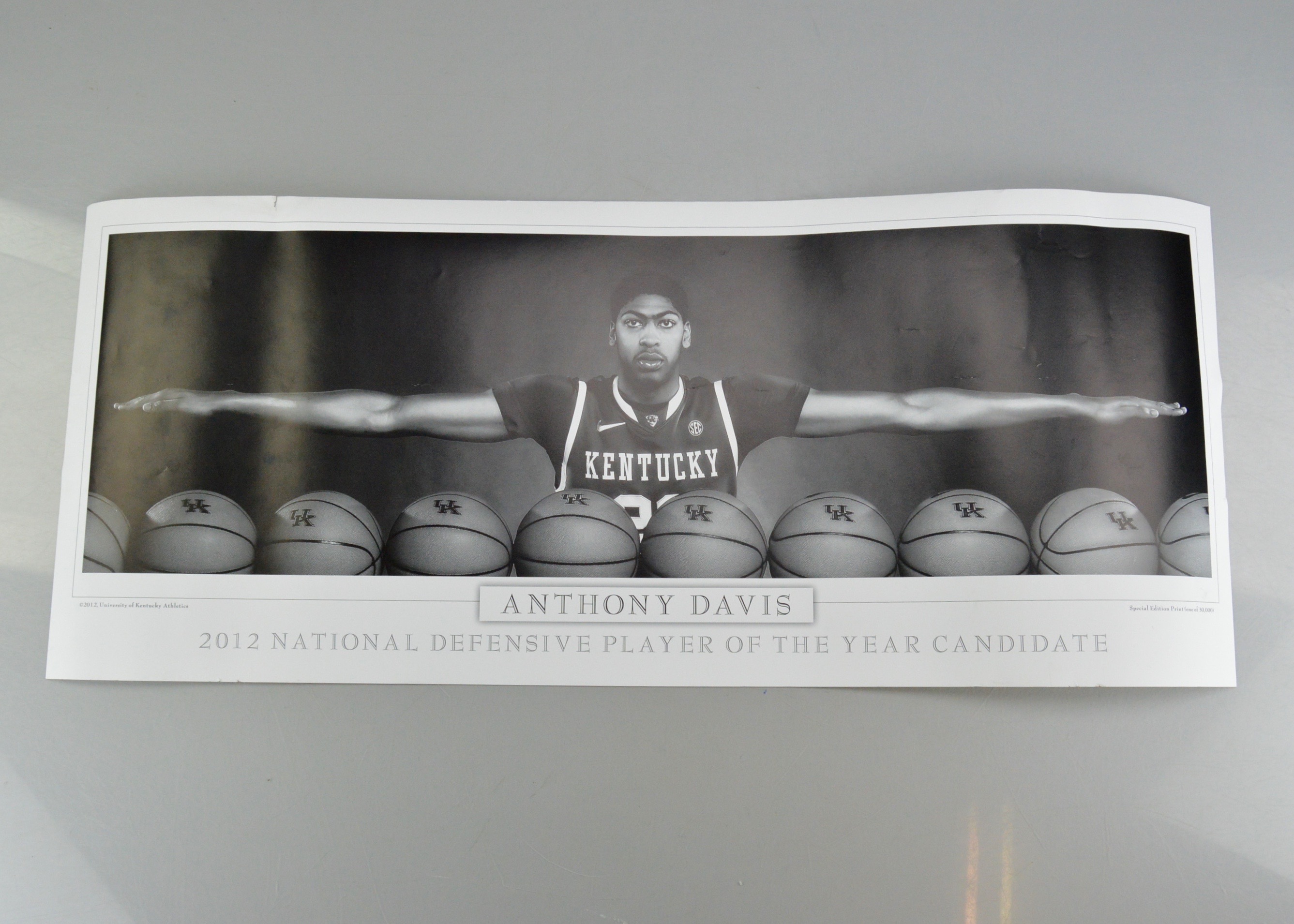 Limited Edition "Wingspan" Poster of Anthony Davis 2012