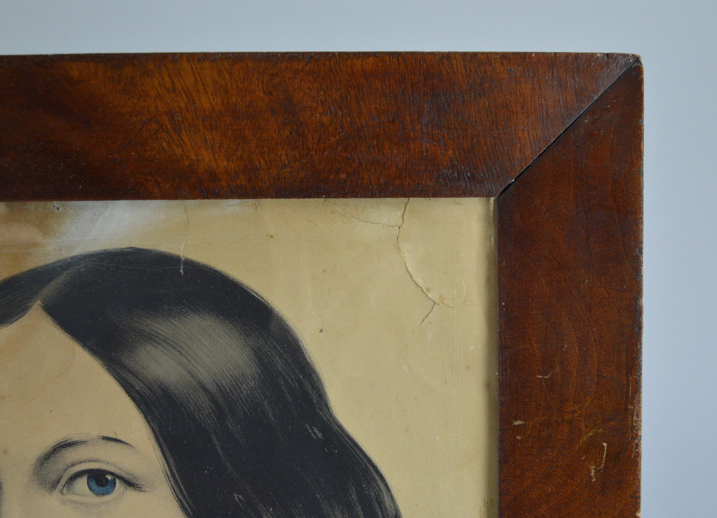 Trio of Framed Vintage Currier & Ives Hand Colored Lithographs