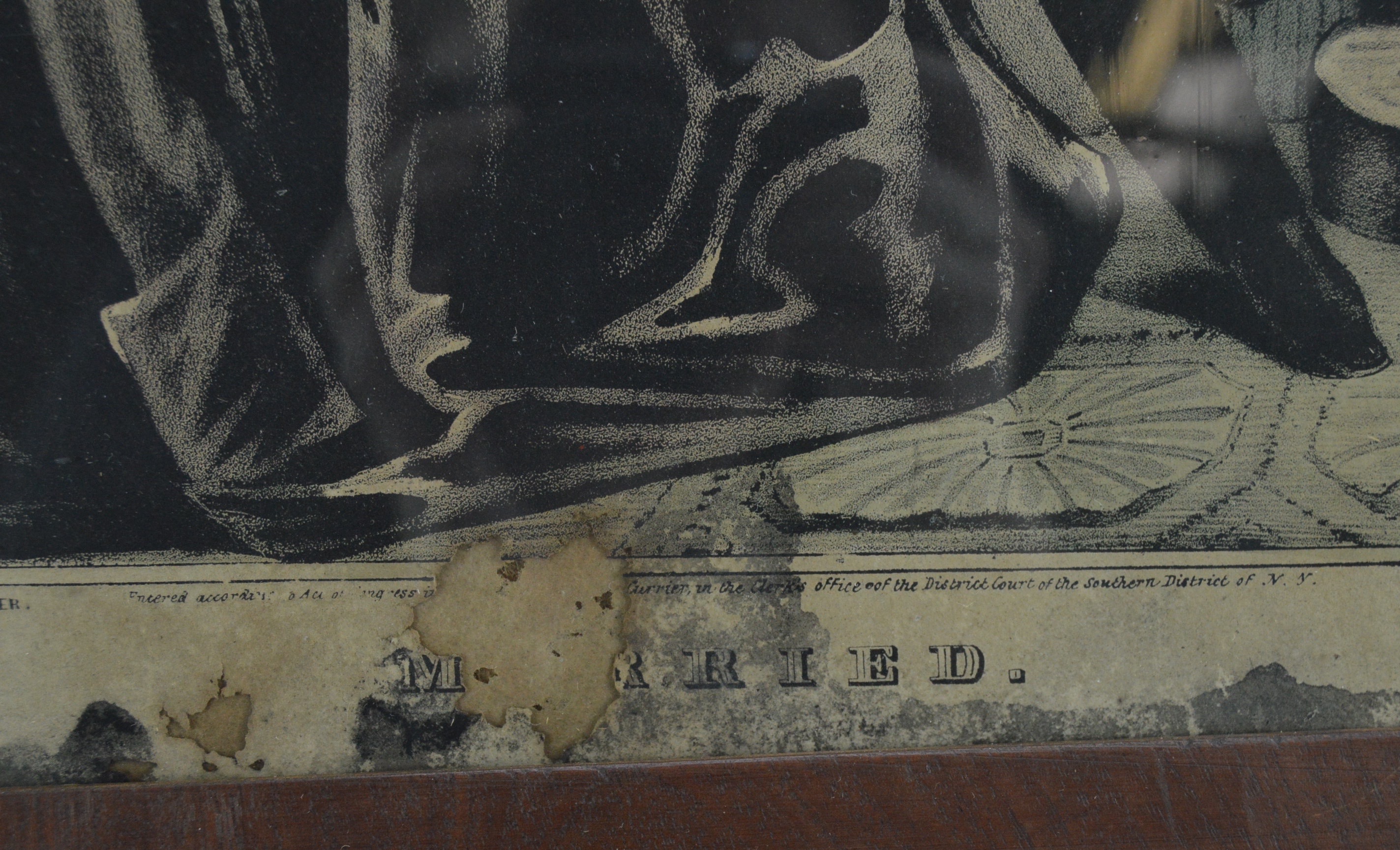 Trio of Framed Vintage Currier & Ives Hand Colored Lithographs