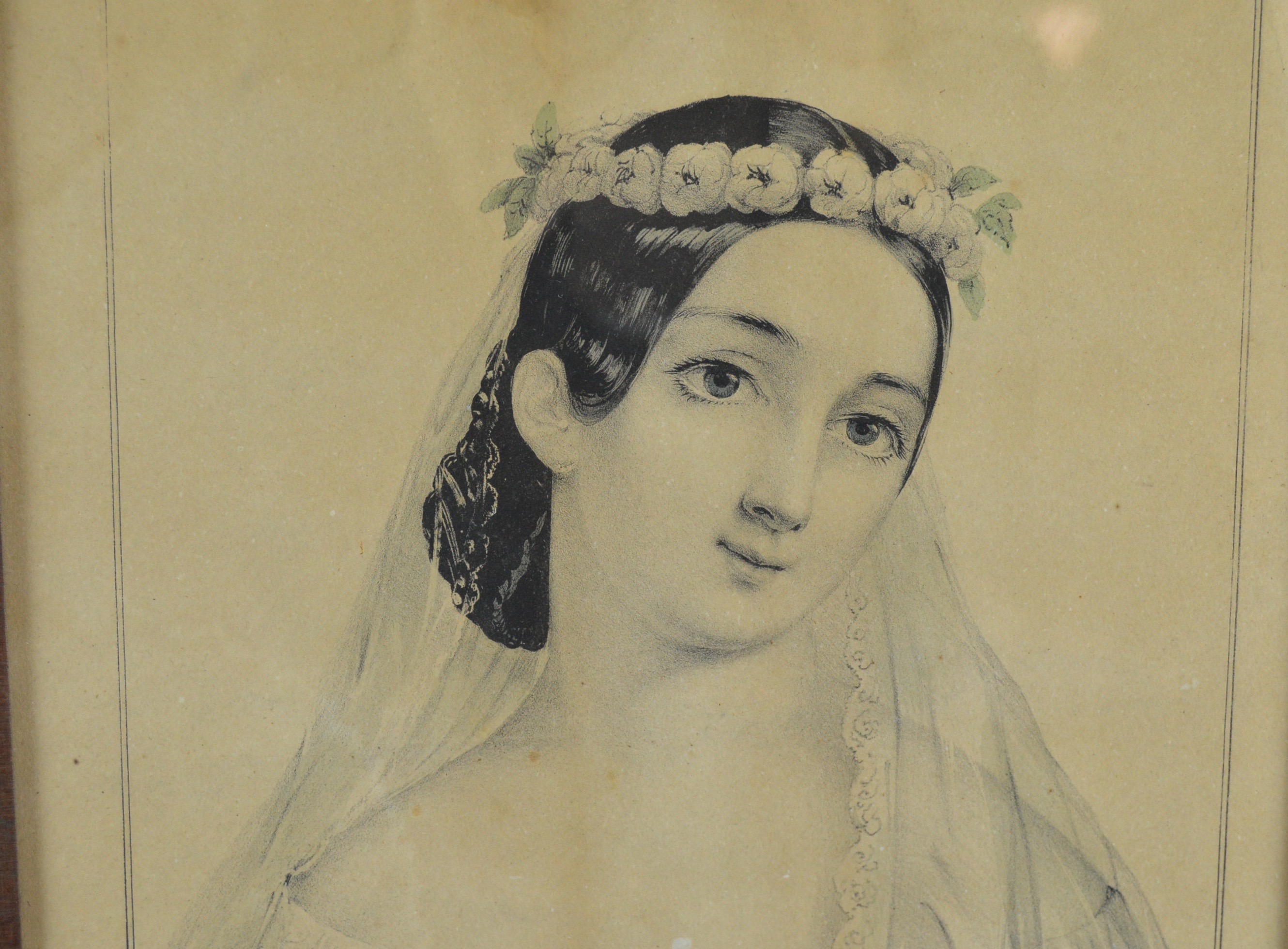 Trio of Framed Vintage Currier & Ives Hand Colored Lithographs