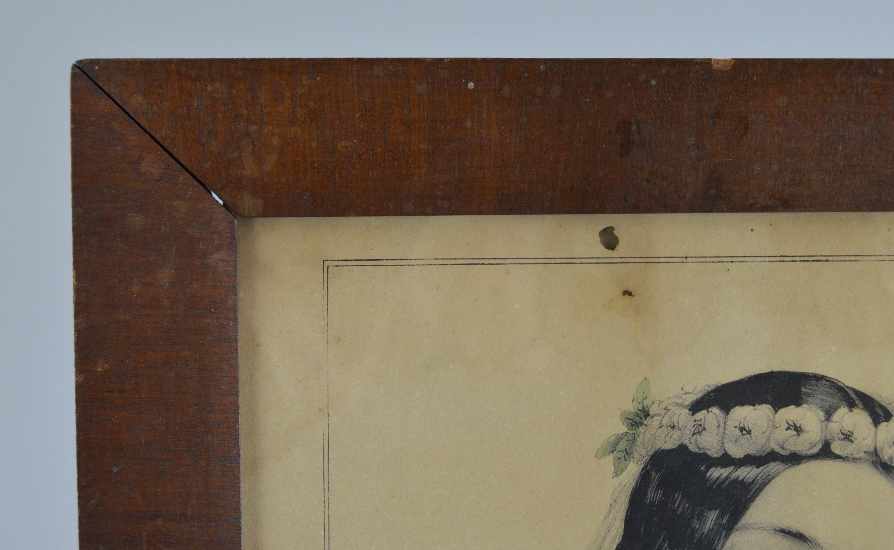 Trio of Framed Vintage Currier & Ives Hand Colored Lithographs