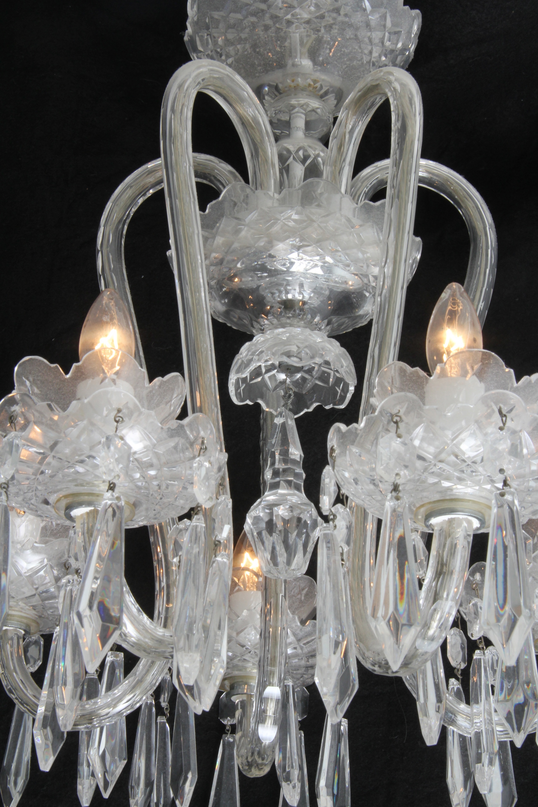 Waterford Crystal Five Arm Chandelier