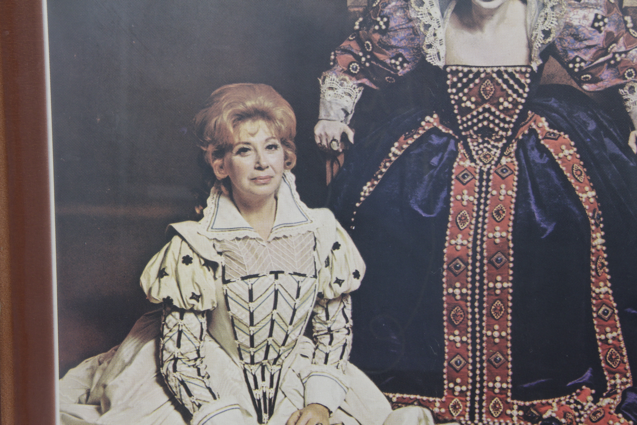 Signed Bevery Sills New York City Opera Queen Elizabeth Poster
