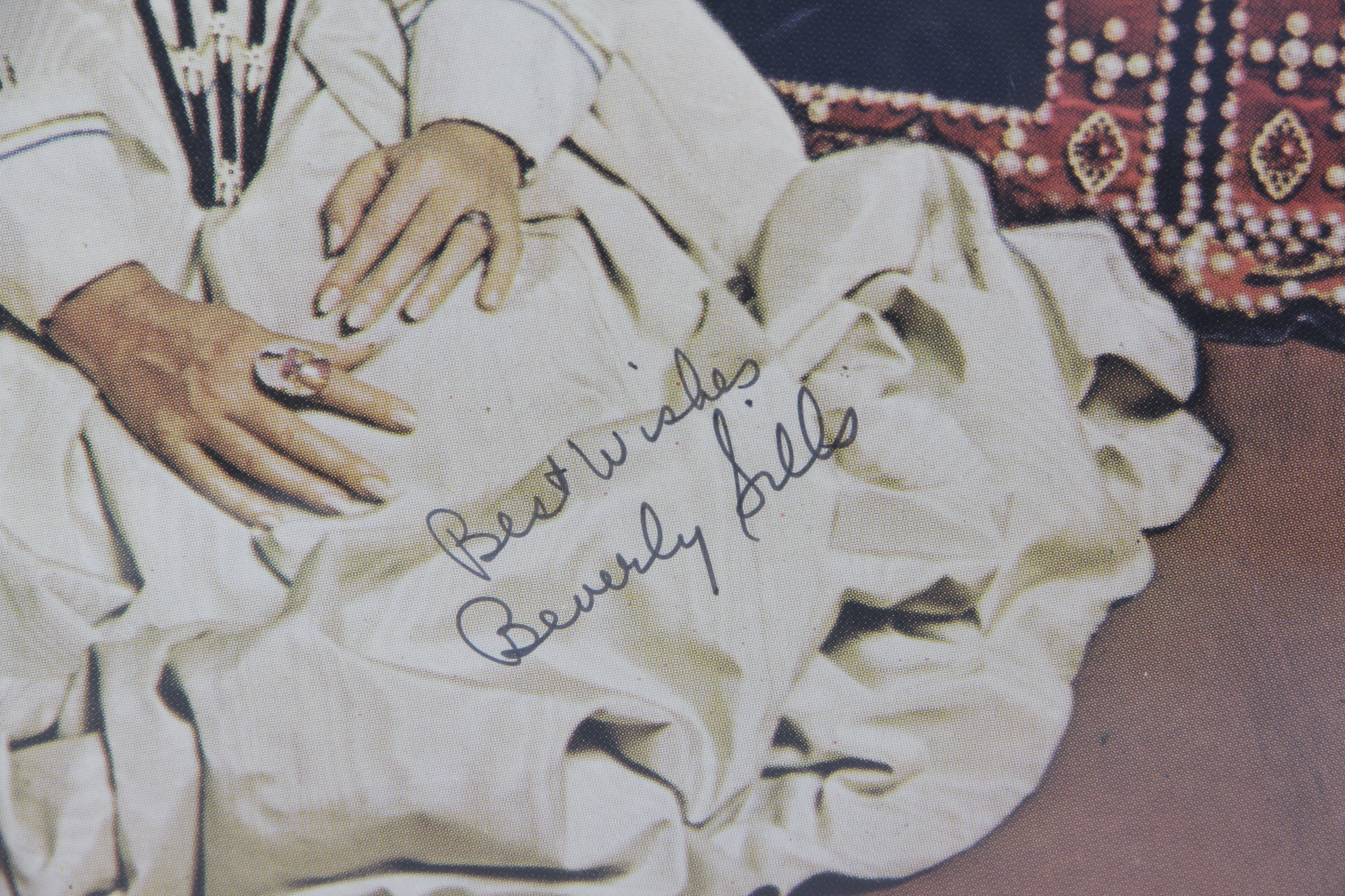 Signed Bevery Sills New York City Opera Queen Elizabeth Poster