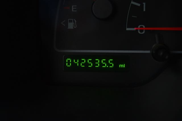 2003 Matador Red Ford Windstar LX MiniVan with Wheelchair Lift