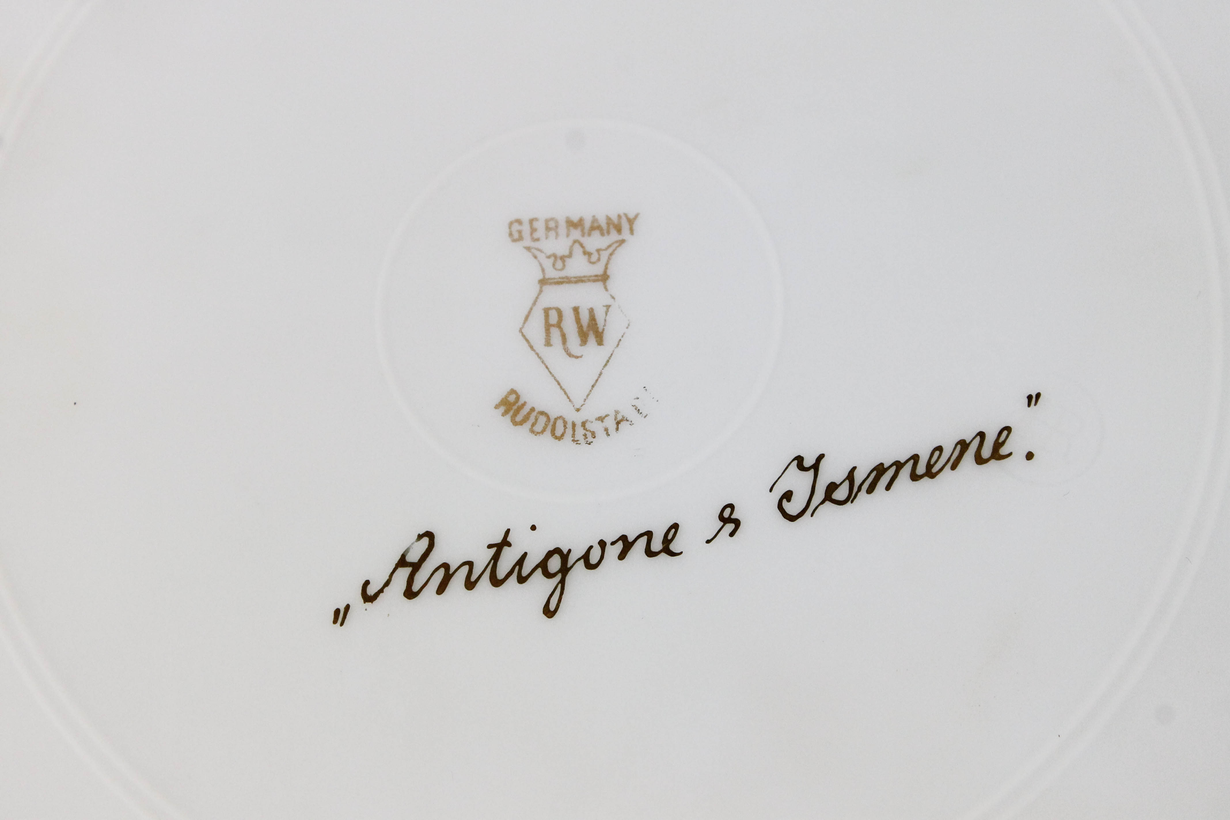 Trio of Rudolstedt Greek Mythology Plates