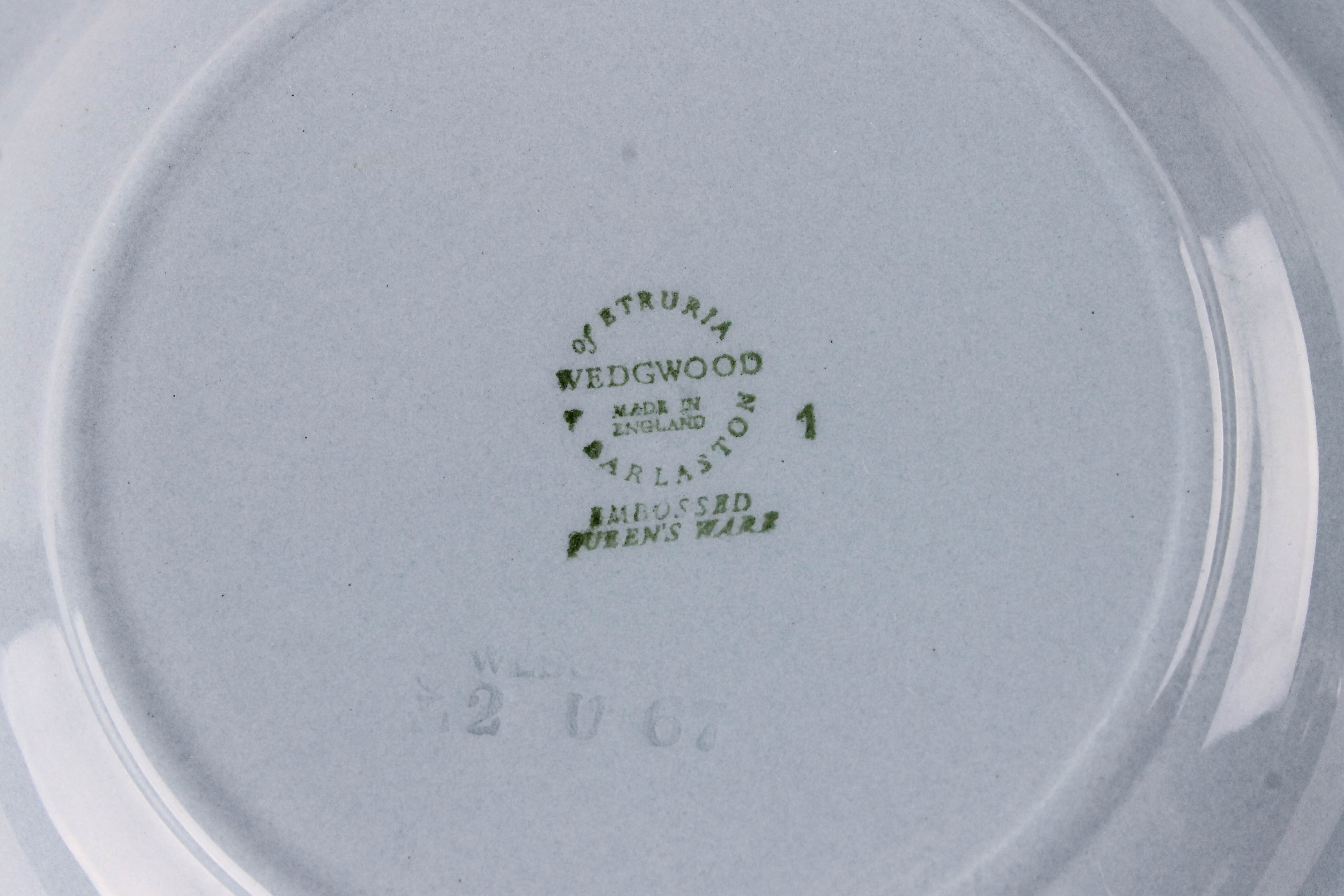 Wedgwood Embossed Queen's Ware Set