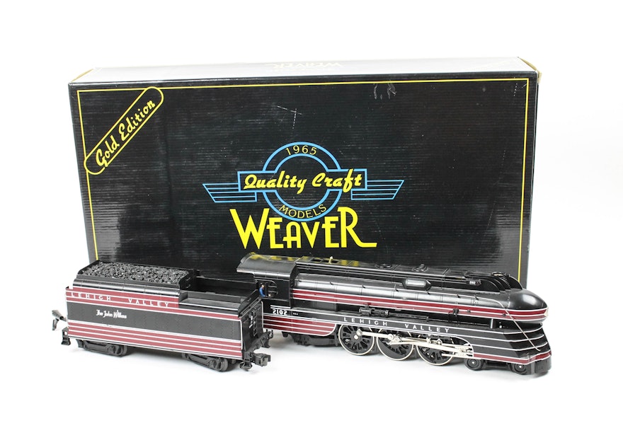Weaver Gold Edition Lehigh Valley John Wilkes Engine and Tender