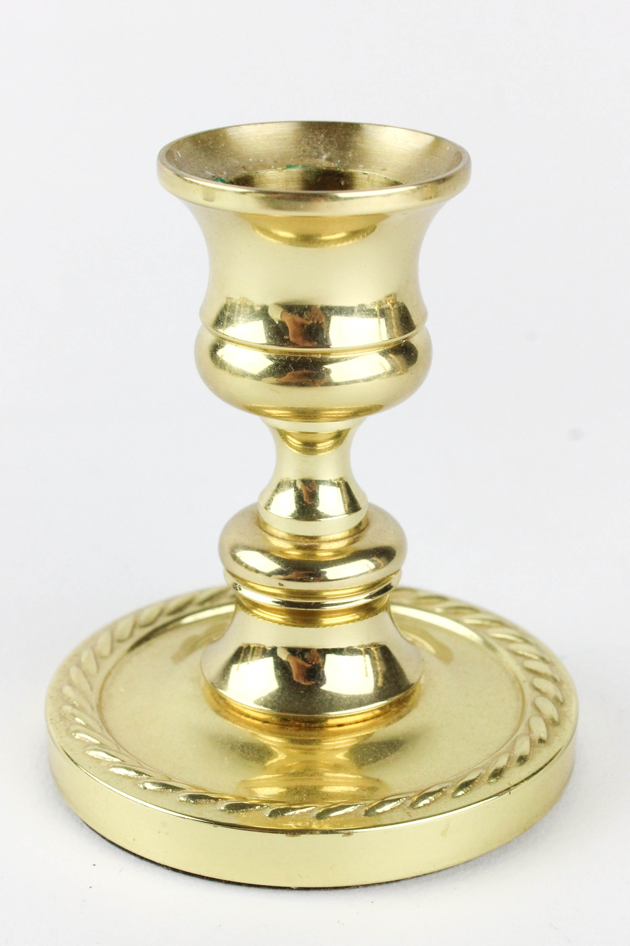 Four Baldwin Brass Candlesticks and More