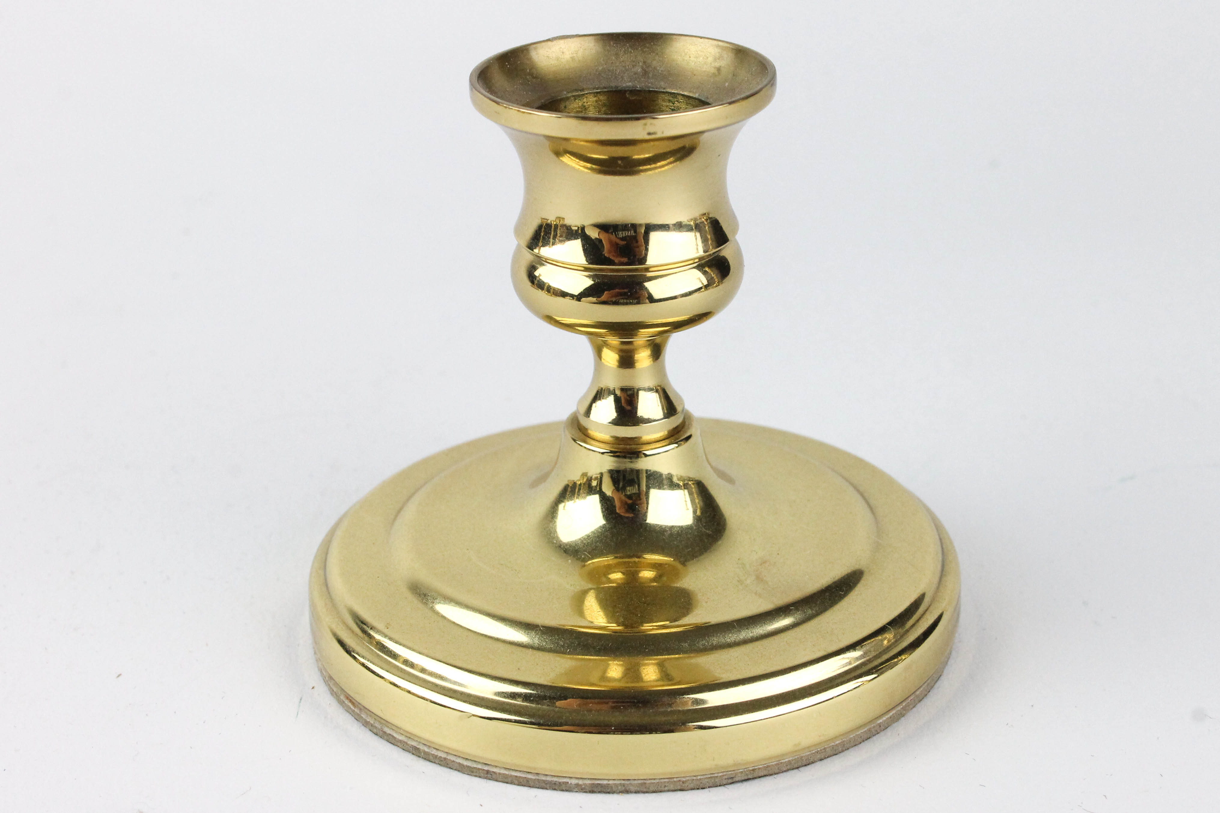 Four Baldwin Brass Candlesticks and More