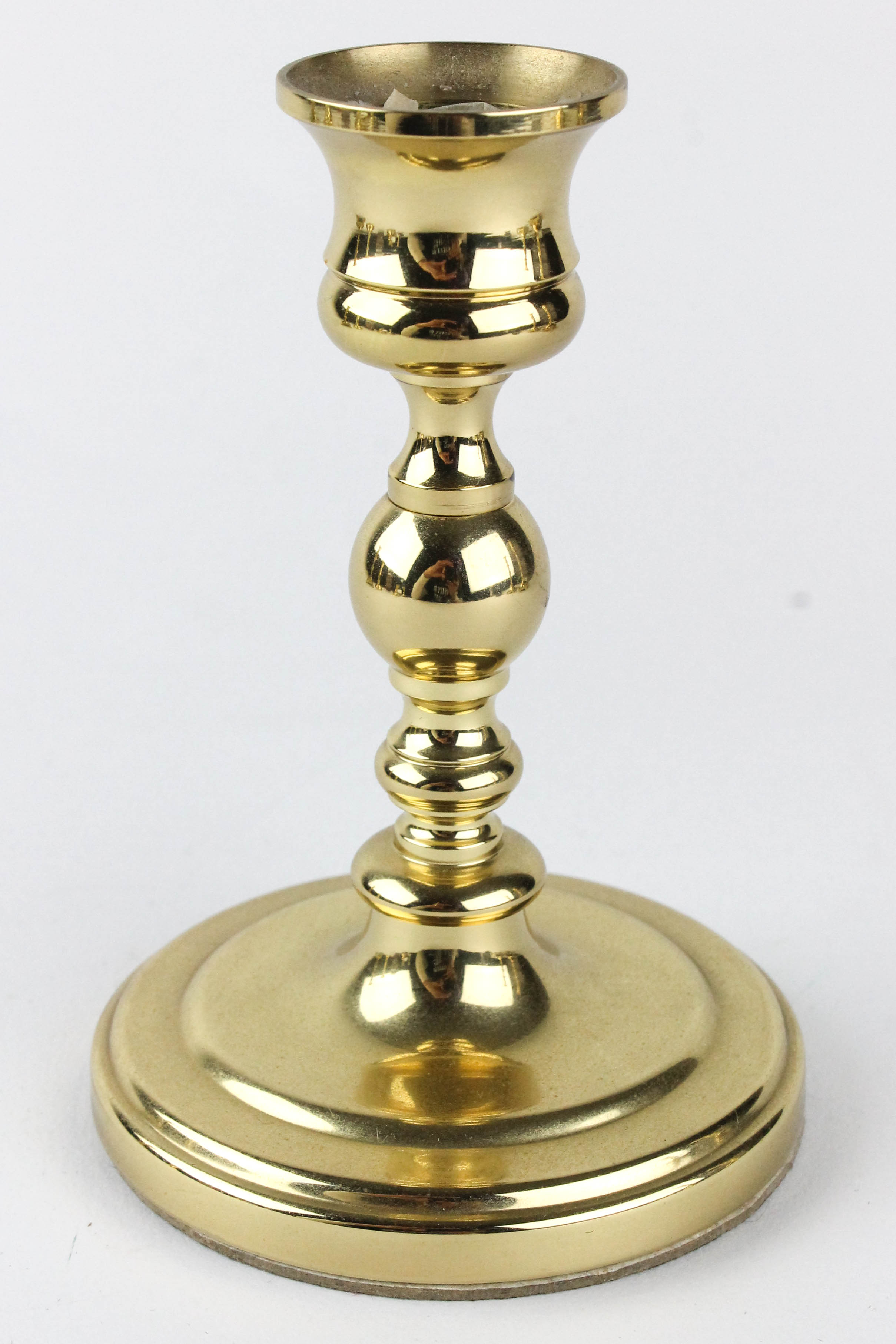 Four Baldwin Brass Candlesticks and More