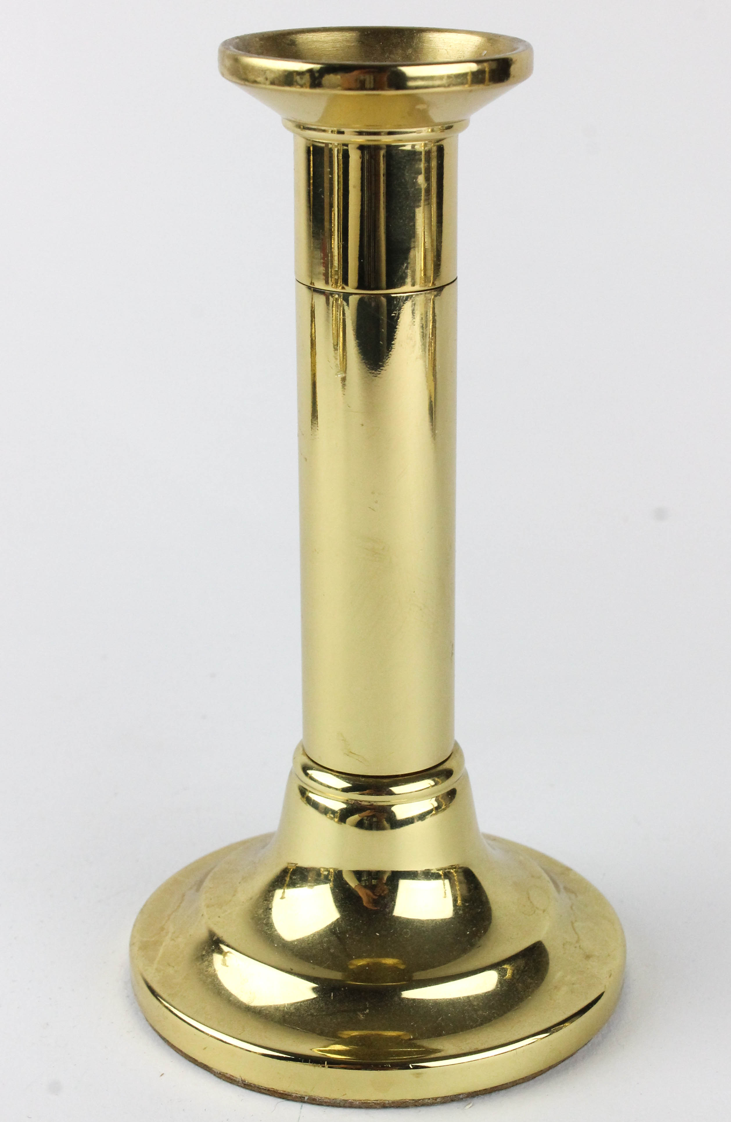 Four Baldwin Brass Candlesticks and More