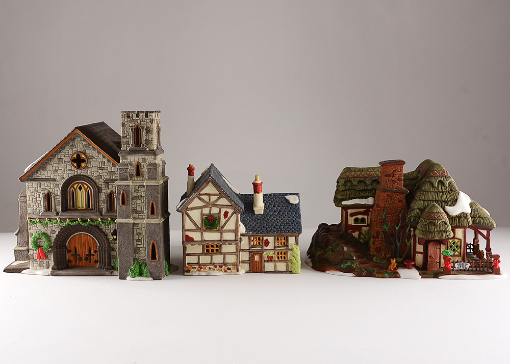 Church and Cottage from the Dept 56 Dickens’ Village Series