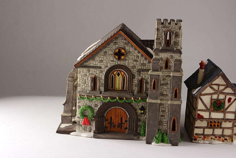 Church and Cottage from the Dept 56 Dickens’ Village Series