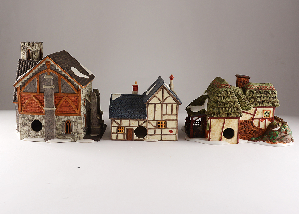 Church and Cottage from the Dept 56 Dickens’ Village Series