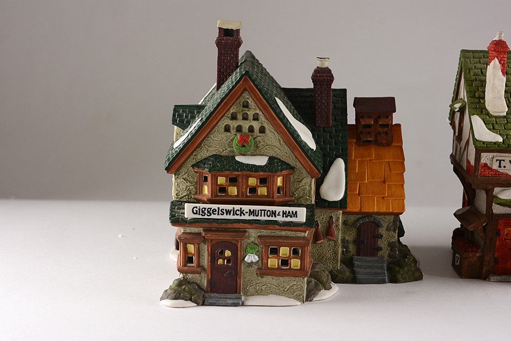 Food Shops from the Dept 56 Dickens’ Village Series