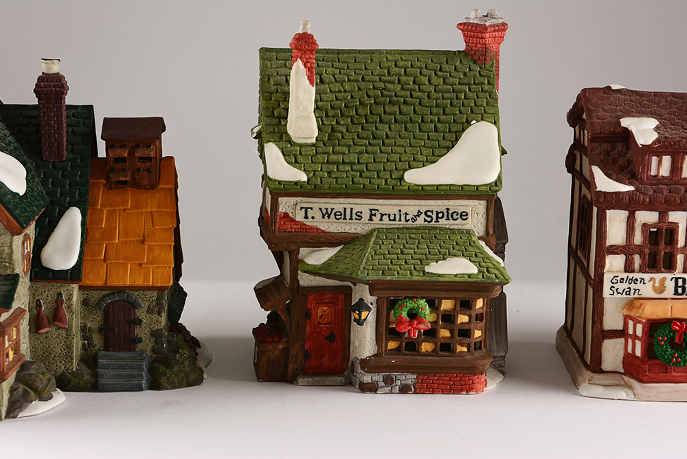 Food Shops from the Dept 56 Dickens’ Village Series