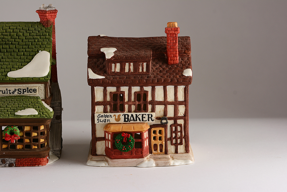 Food Shops from the Dept 56 Dickens’ Village Series