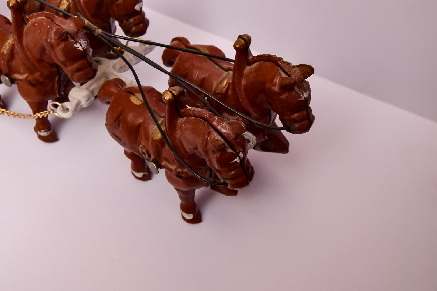 Vintage Cast Iron Beer Wagon