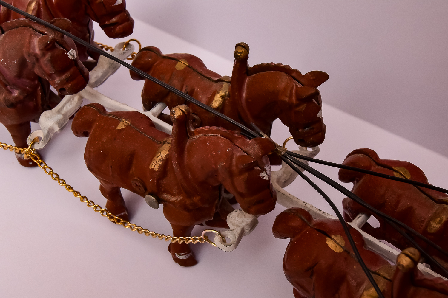 Vintage Cast Iron Beer Wagon