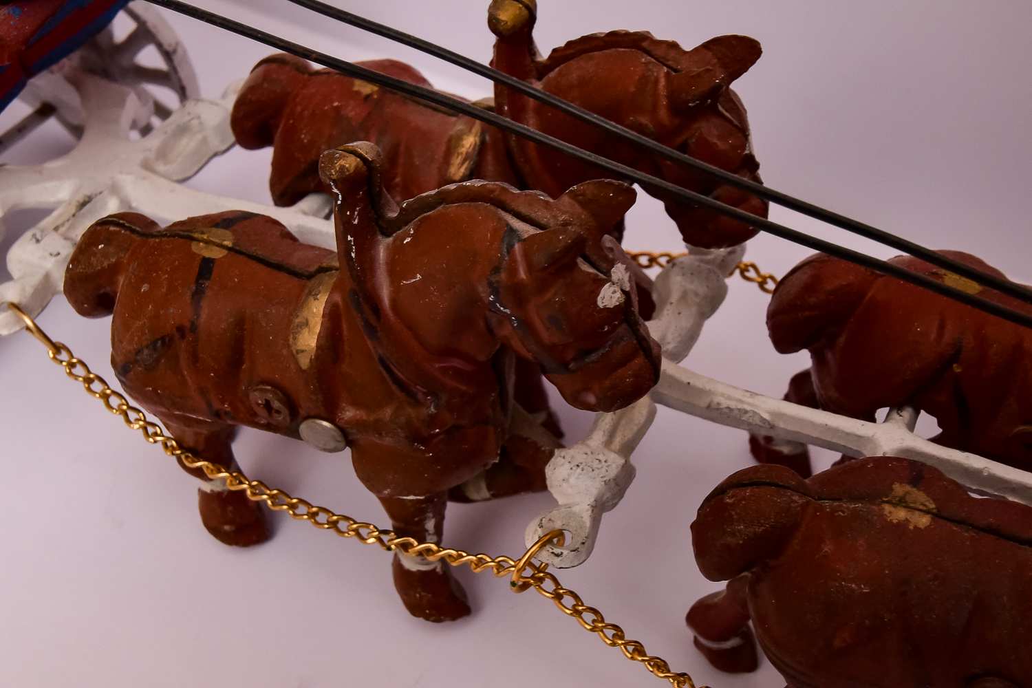 Vintage Cast Iron Beer Wagon