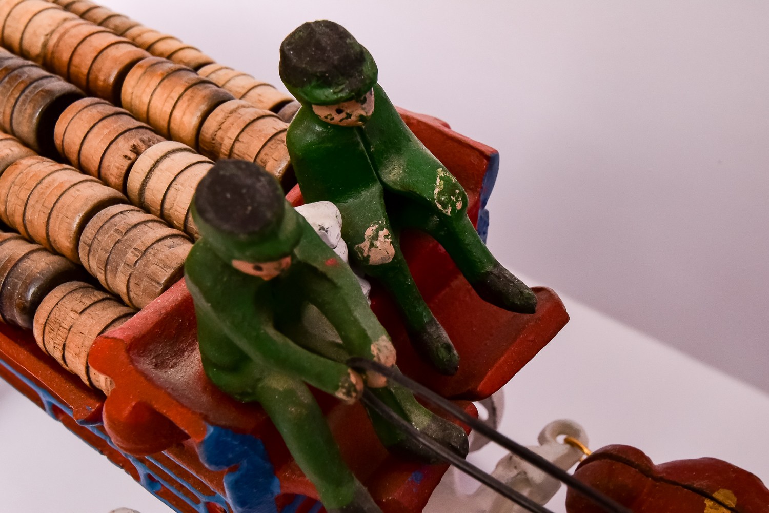 Vintage Cast Iron Beer Wagon