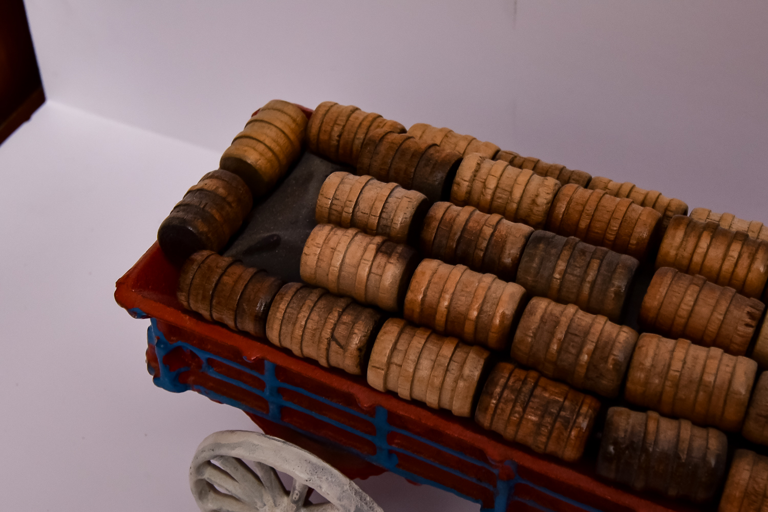 Vintage Cast Iron Beer Wagon