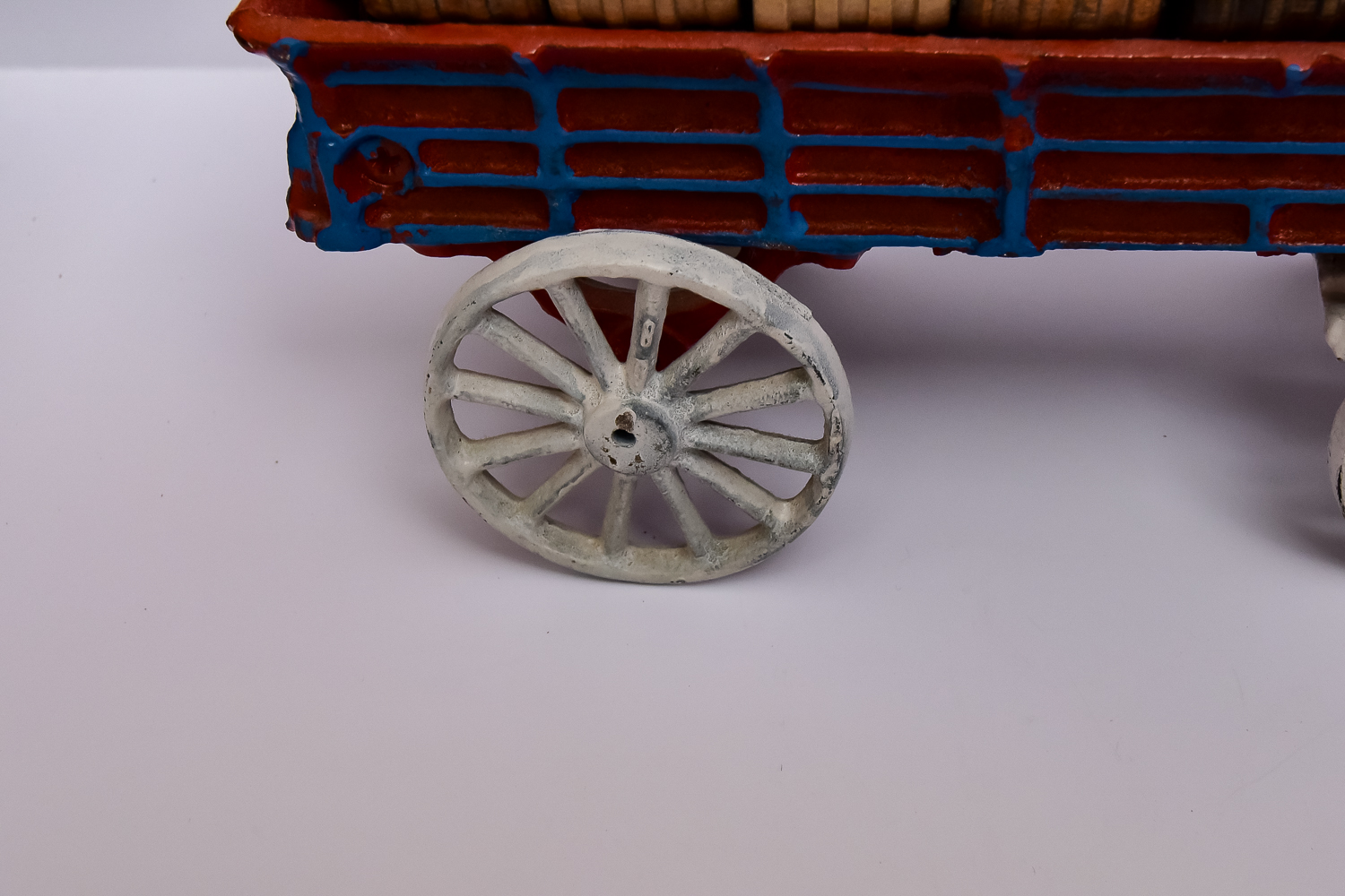 Vintage Cast Iron Beer Wagon